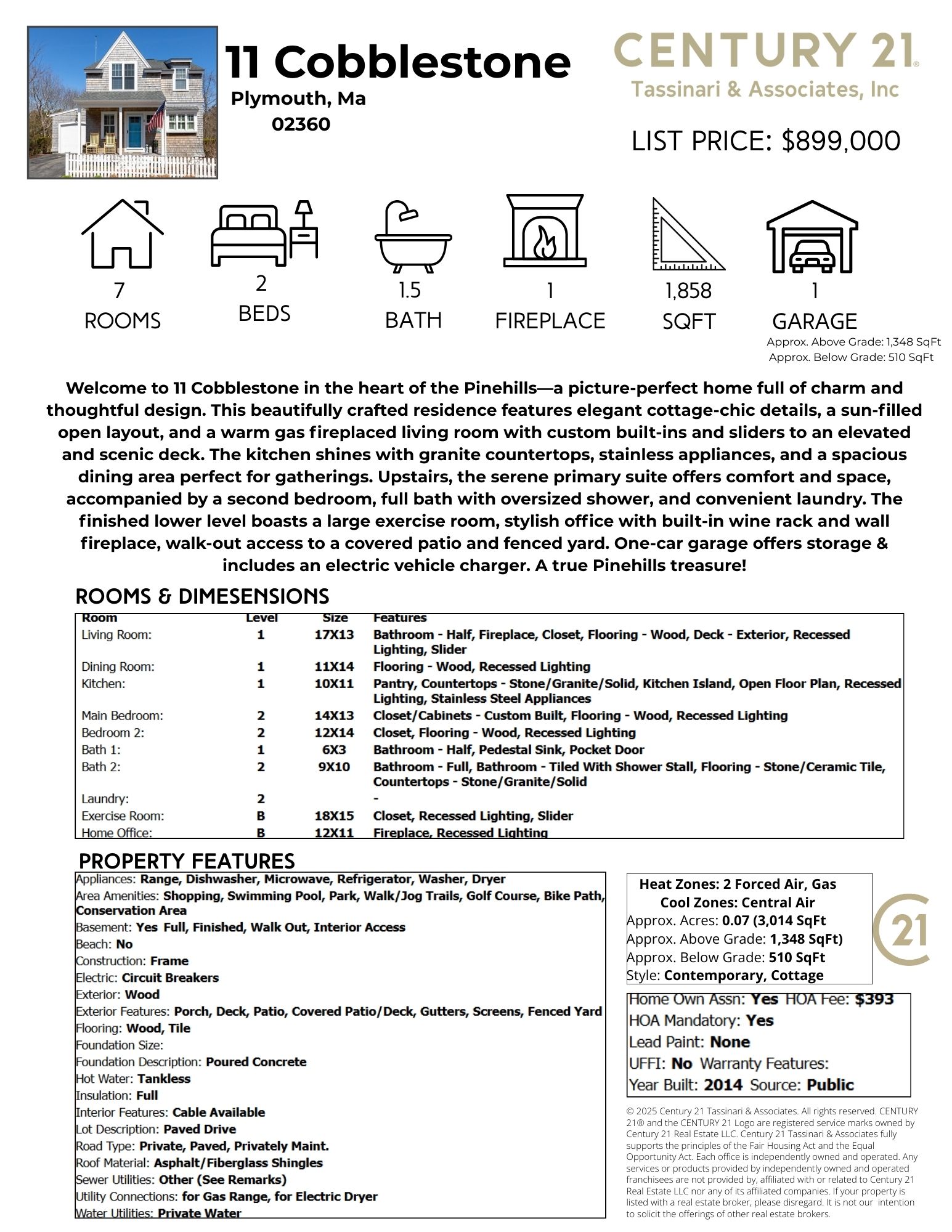 11 Cobblestone Non MLS Sheet